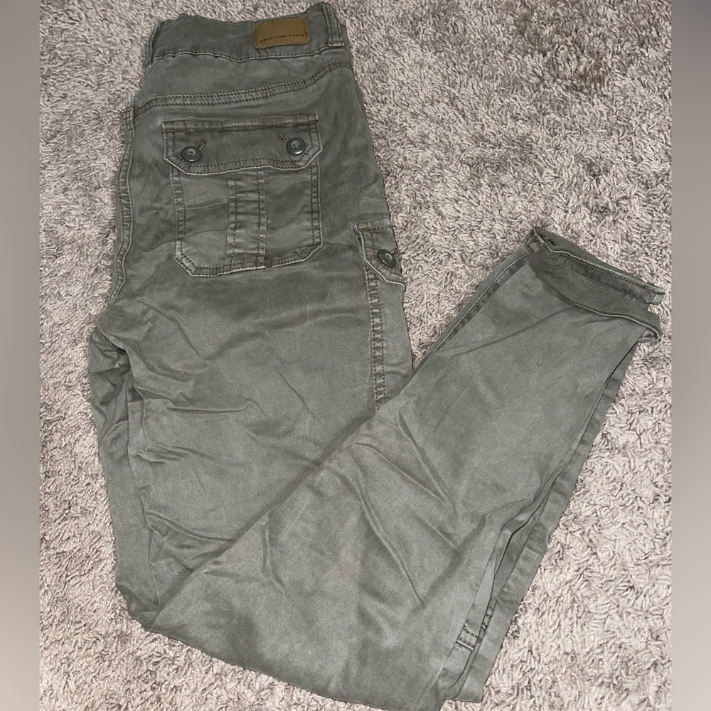 American Eagle Olive Green Jegging